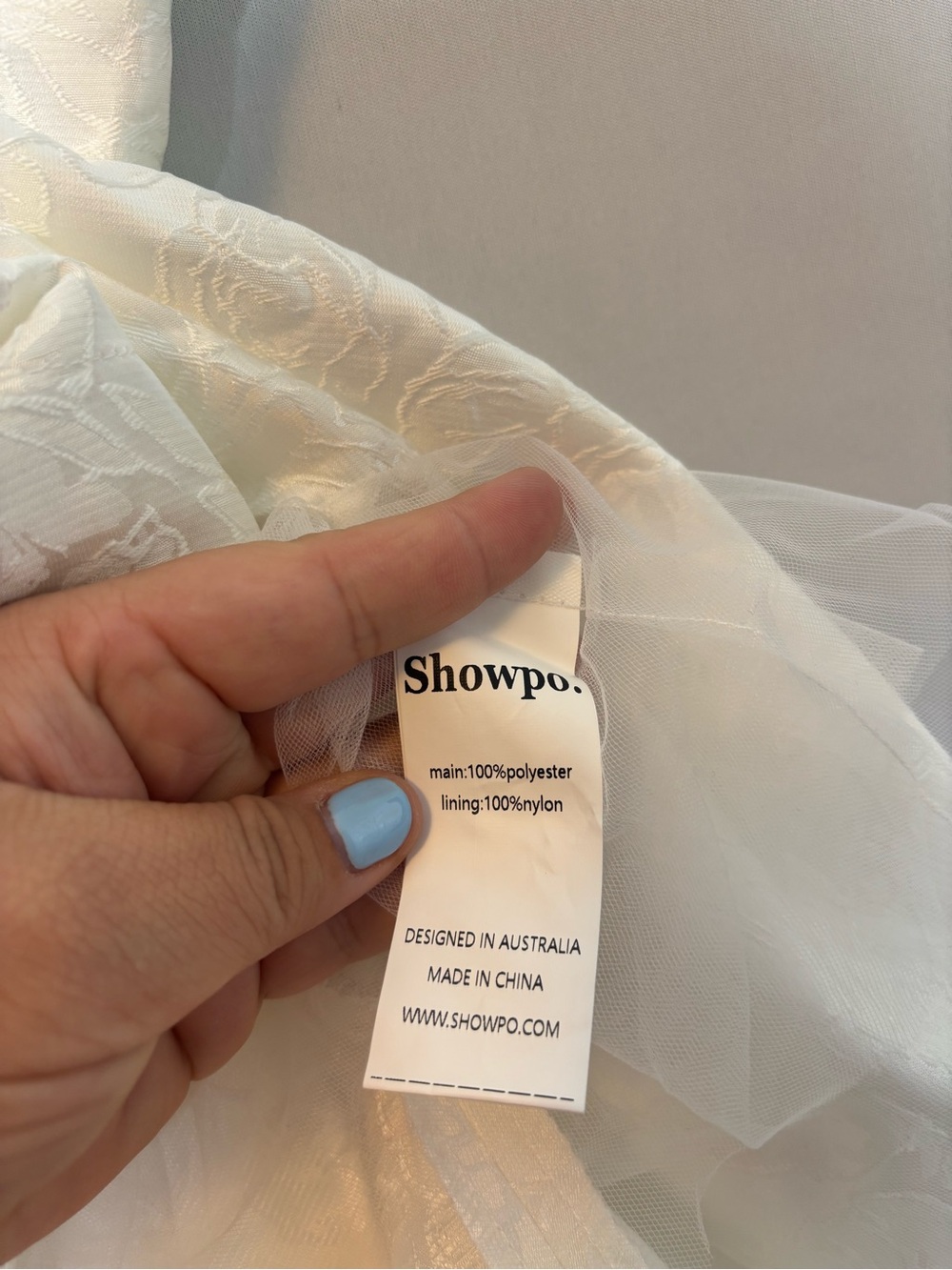 Showpo Stephanie Mini Dress Scoop Neck Flare Dress Ivory Size 0 White Bridal - Picture 8 of 9